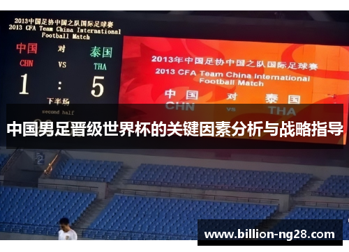 中国男足晋级世界杯的关键因素分析与战略指导